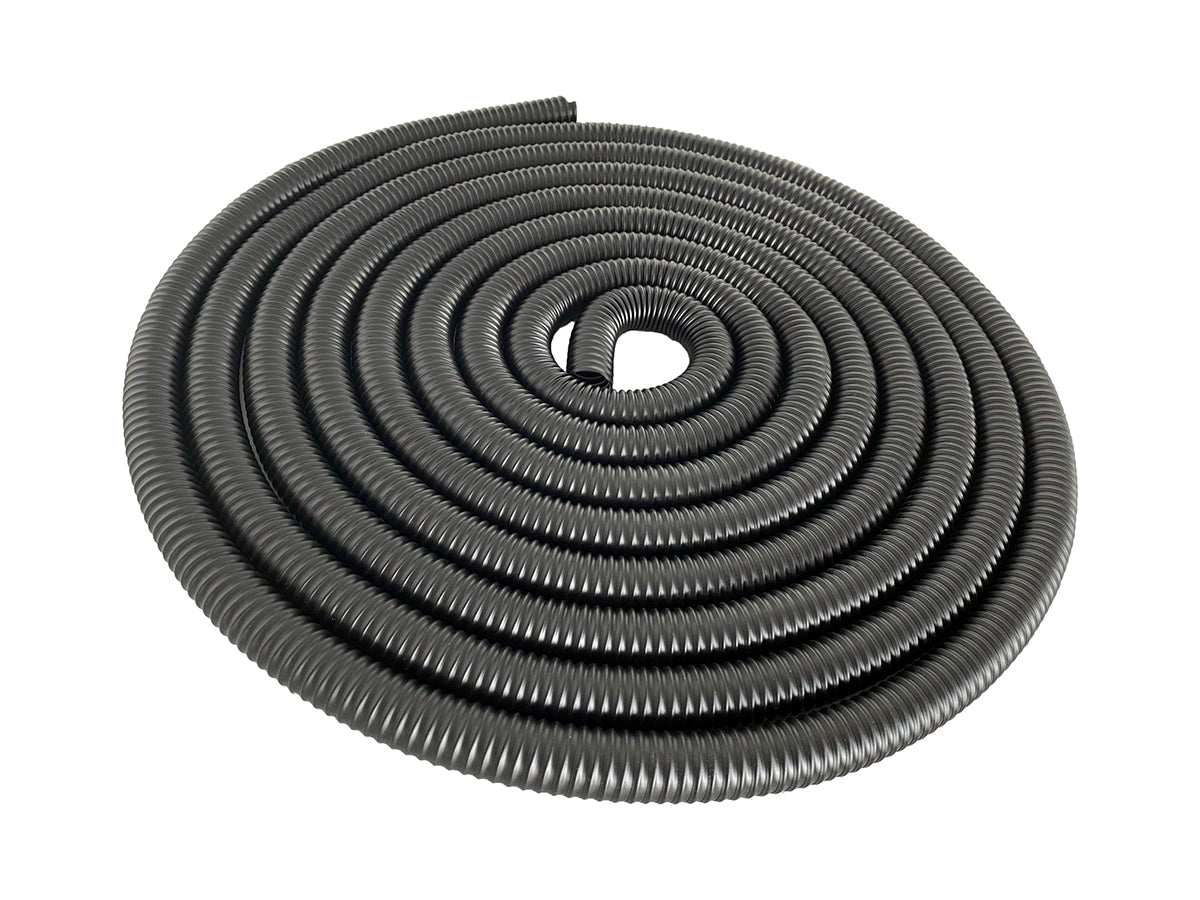 Flex-Druck-Schlauch, D:38/32, schwarz, 10 Mtr.-Länge, ohne GEKA-Kupplungen – Schläuche für die Dämmschichttrocknung
