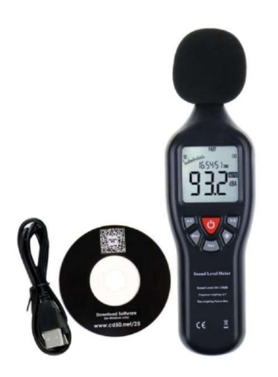 Noise Indy Schallpegelmessgerät mit Logger