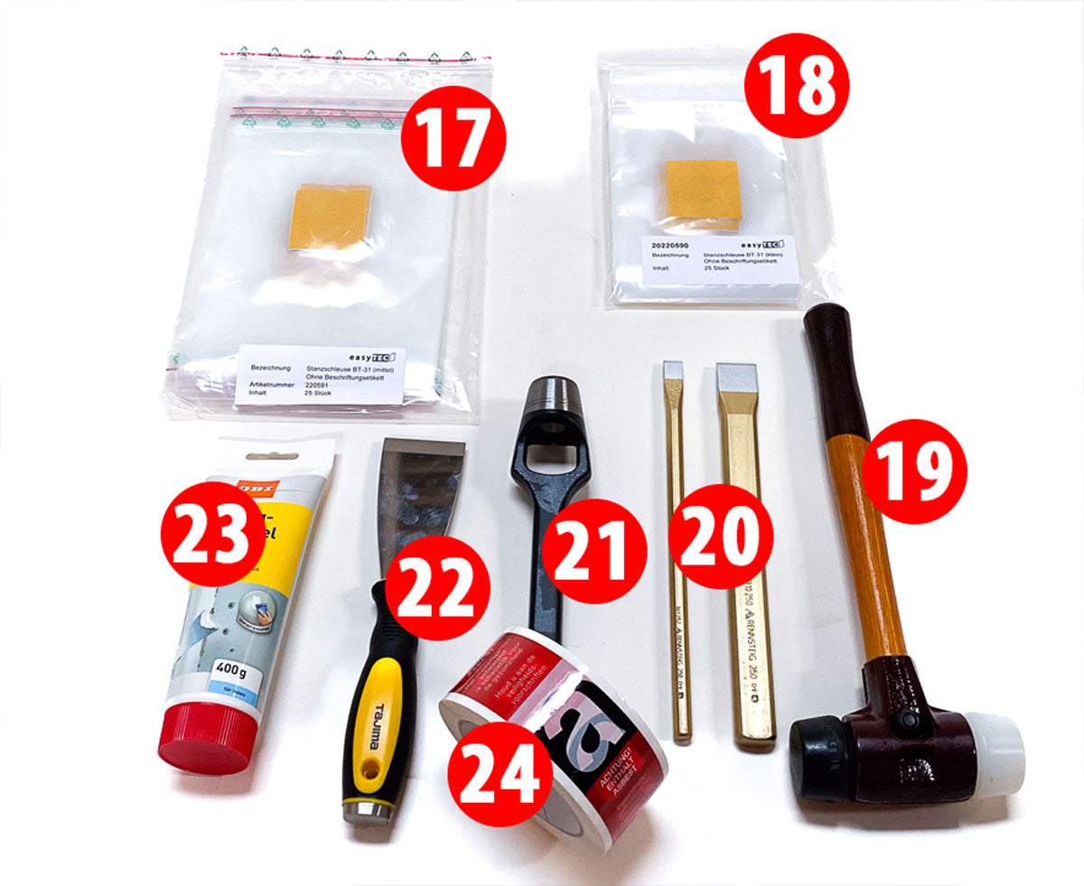 Asbest-Materialproben-Set – Probenahme-Set / Beprobungsset