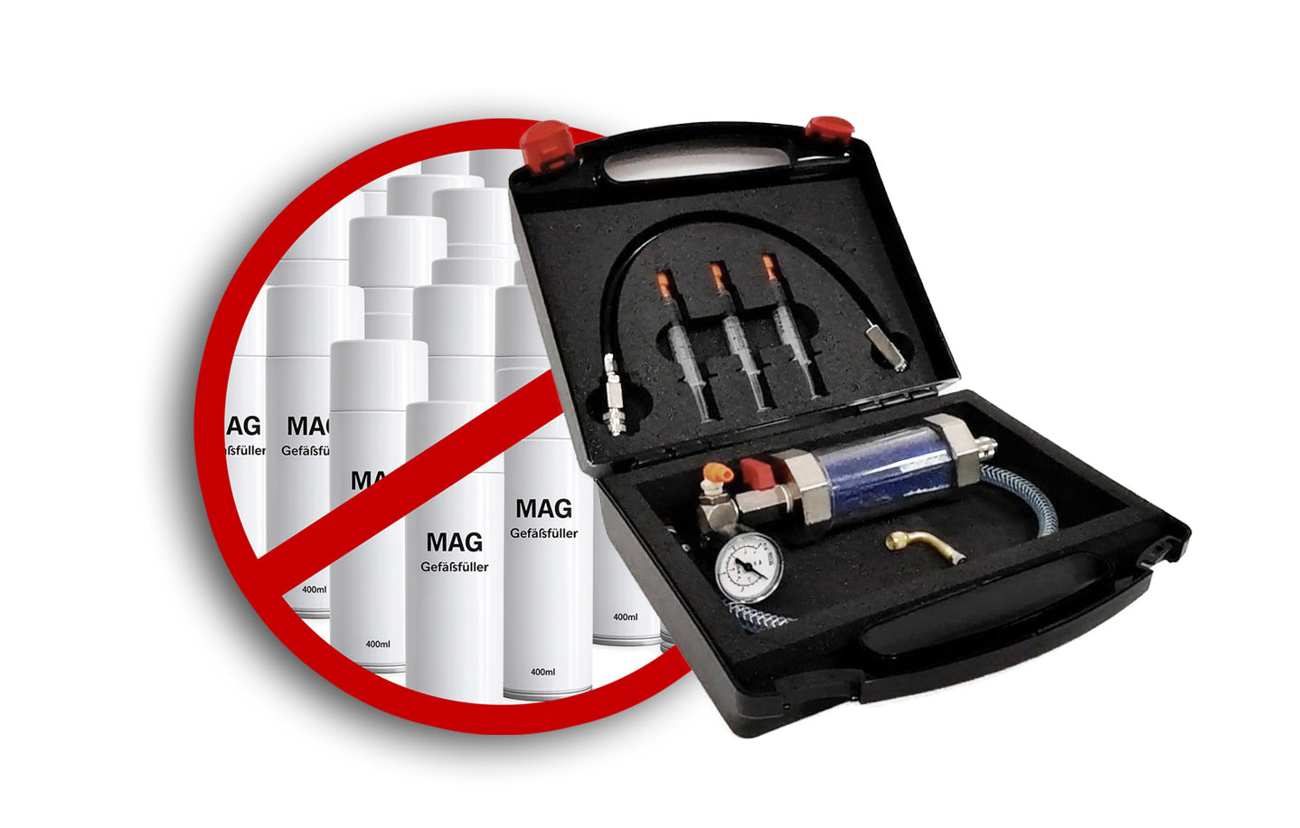 MAG-REFILL / Gefäss-Füller SET – Gefäßfüller