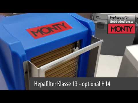 GOBI 55 HE – Profi-Bautrockner mit HEPA-Filter, Heißgasabtauung & Kondensatpumpe – Video