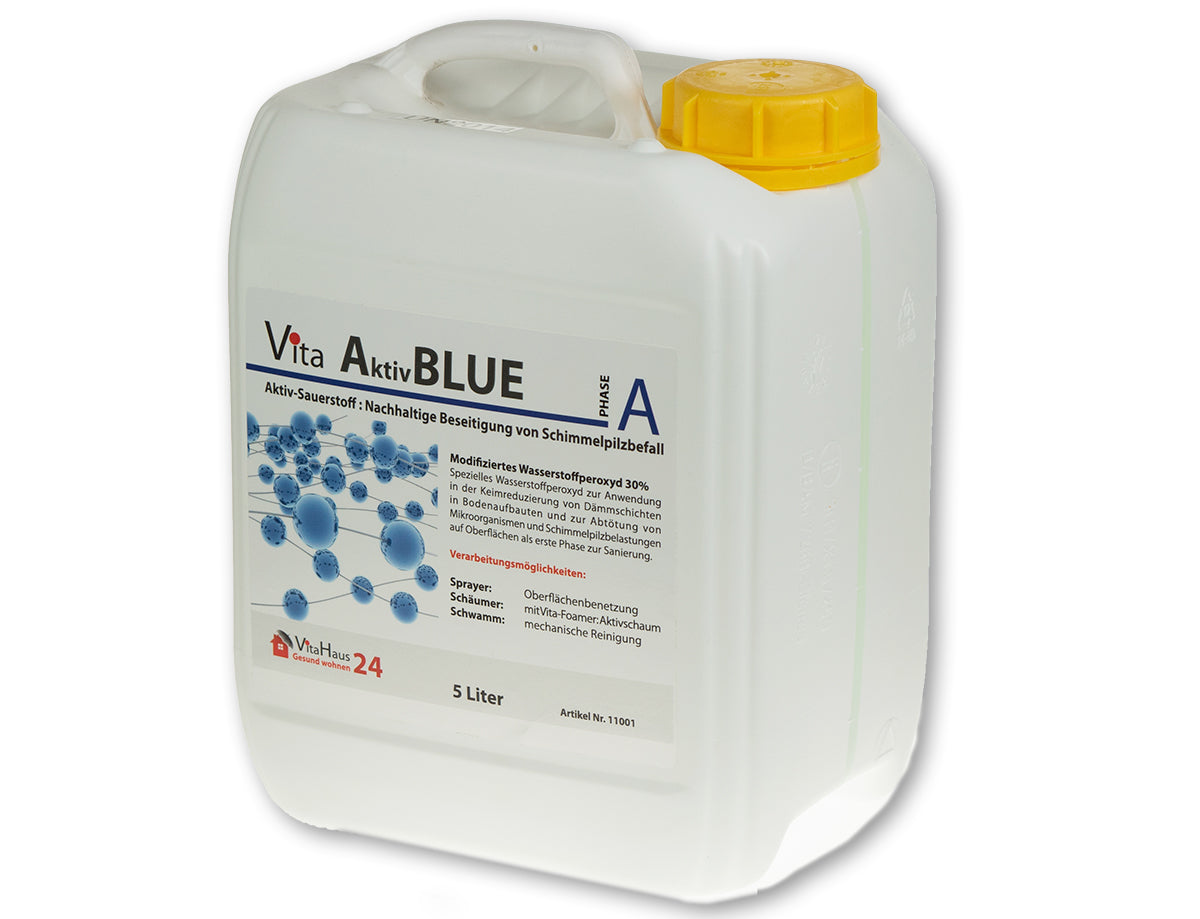 Vita AktivBLUE Wasserstoffperoxyd zur Estrich-Dämmschichtdesinfektion 5 L – Verstärker