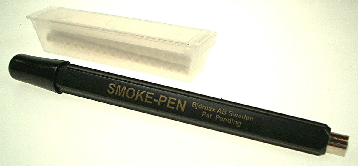 Rauchstäbchen SMOKE-PEN im Etui – Nebelverfahren Leckortungsgerät / Kanalnebelgerät