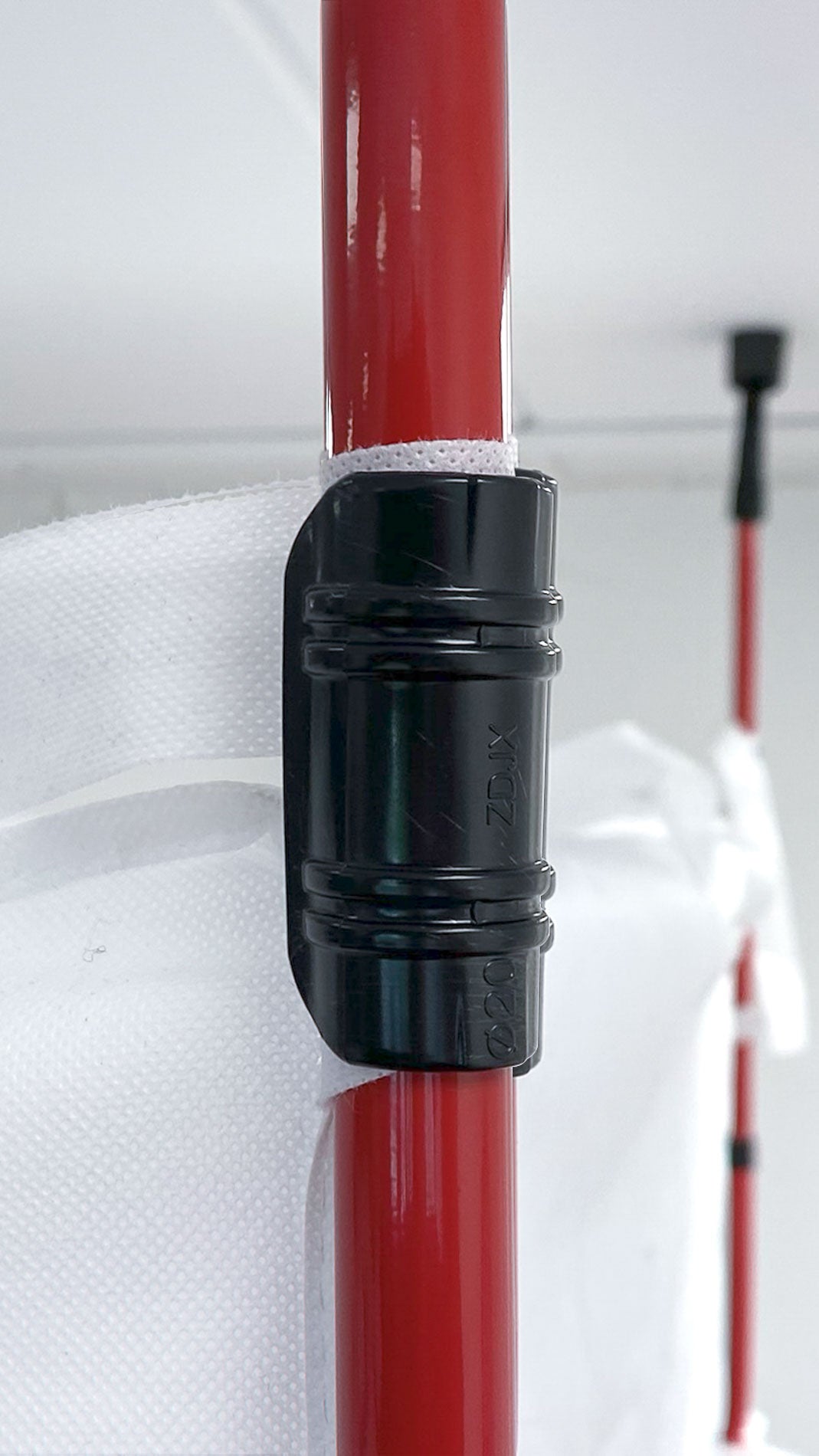 1-Kammerschleuse in der Tasche mit 4 SafeWall-Stangen – 1-Kammer Personenschleuse / Dekontaminationsschleuse