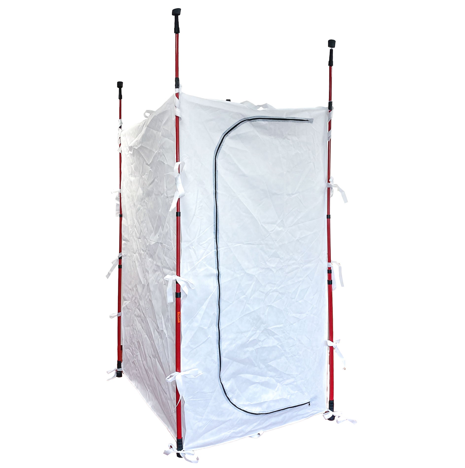 1-Kammerschleuse in der Tasche mit 4 SafeWall-Stangen – 1-Kammer Personenschleuse / Dekontaminationsschleuse