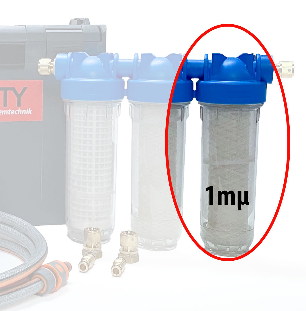 WASSERFILTER 1 mµ für die AS-Filterbox – Bohr- und Schneidwasserfilter / Bohrwasser-Recyclinganlage