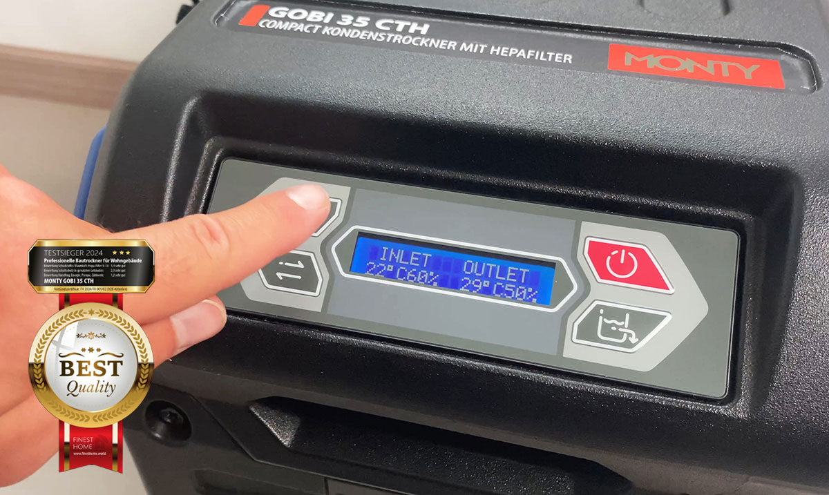 GOBI 35 CTH – Profi-Bautrockner mit HEPA-Filter & Heißgasabtauung