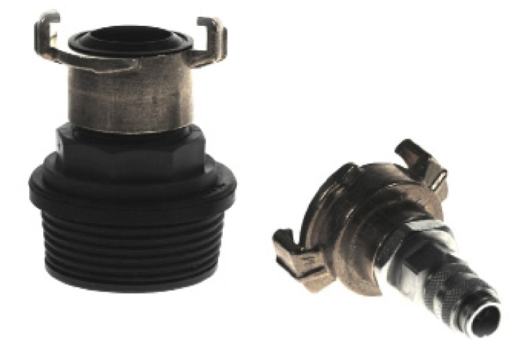 Kernlochadapter 50 mm - mit Geka-Kupplung NW5 