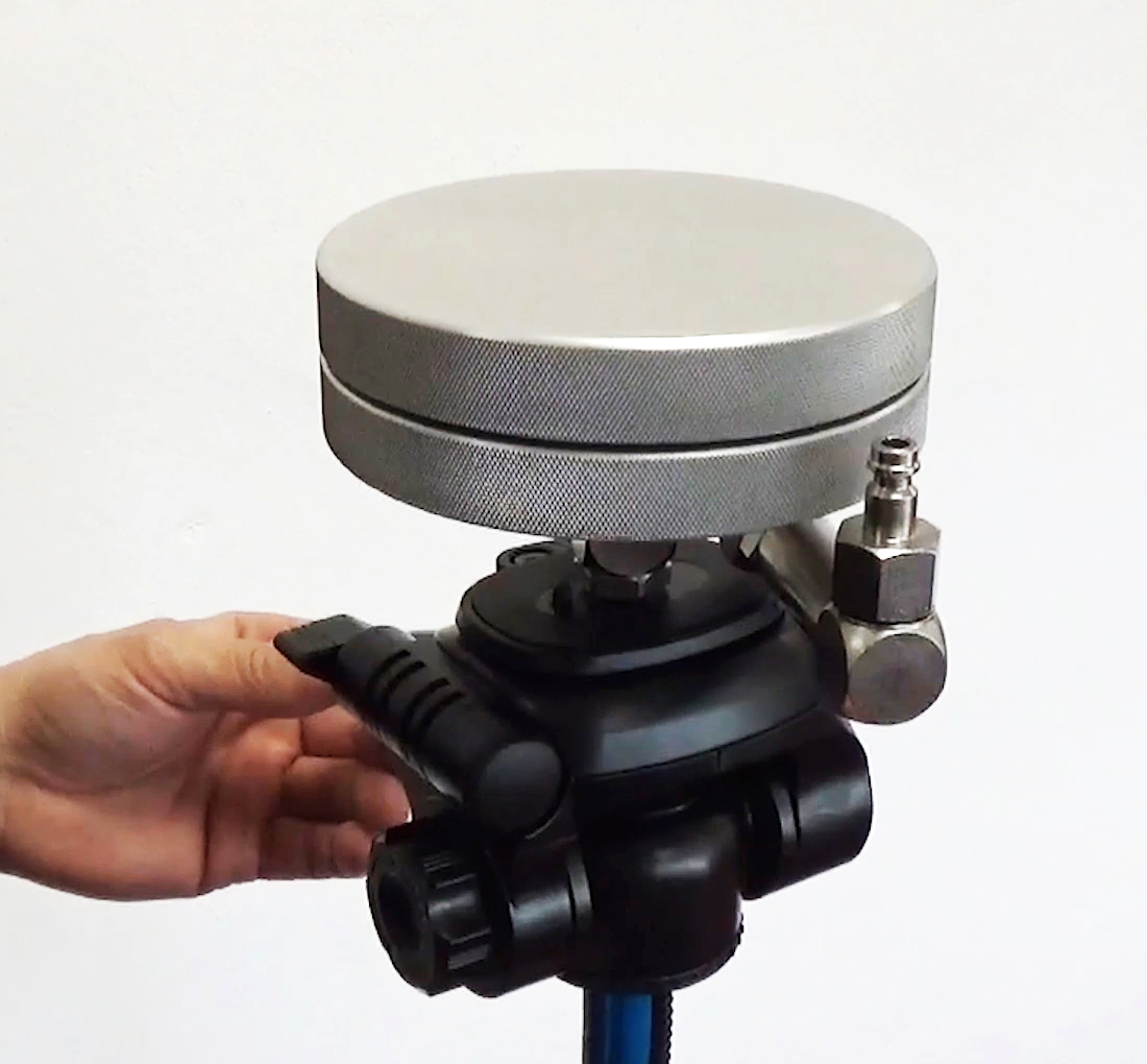 Luftkeimsammler LS-V ohne Vakuumpumpe mit Flowmeter, Labels und Parafilm