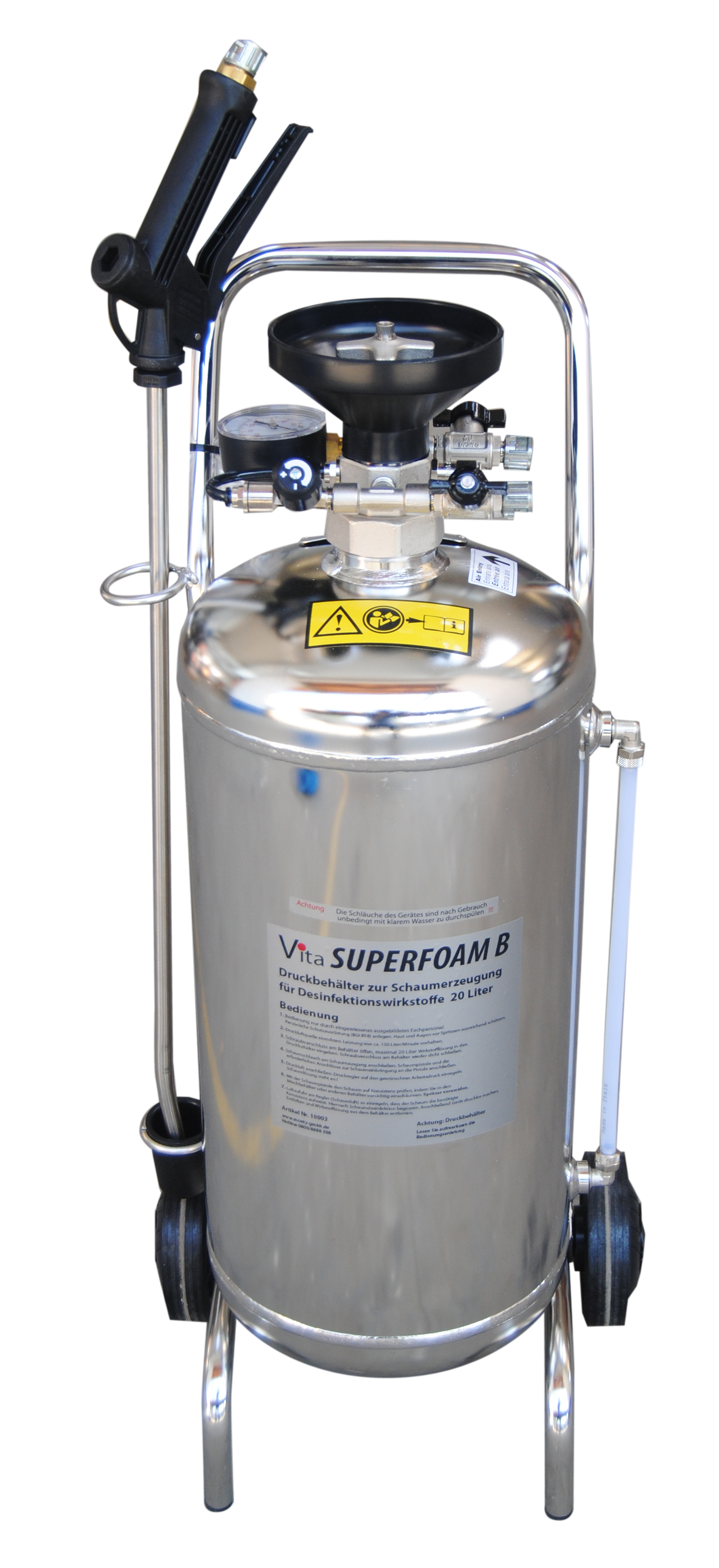 Vita SuperFOAM-B - Schaumbehälter aus Edelstahl 