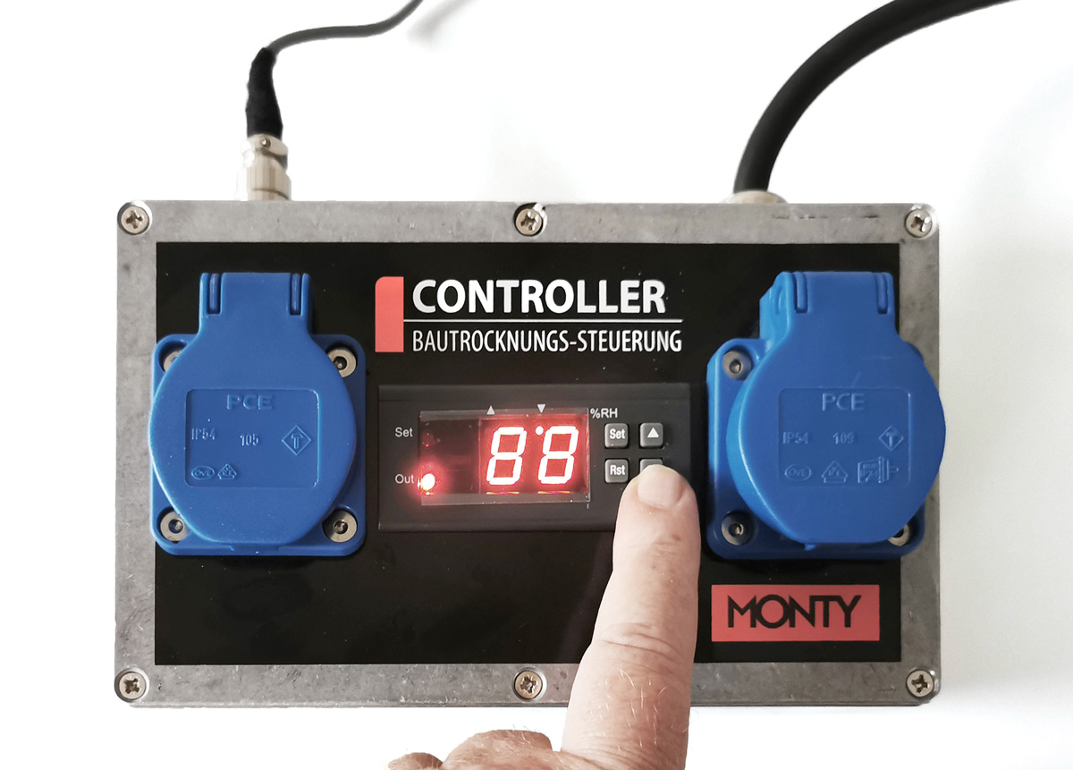 MONTY CONTROLLER Steuergerät mit Sensor (GEKA-Verbinder)