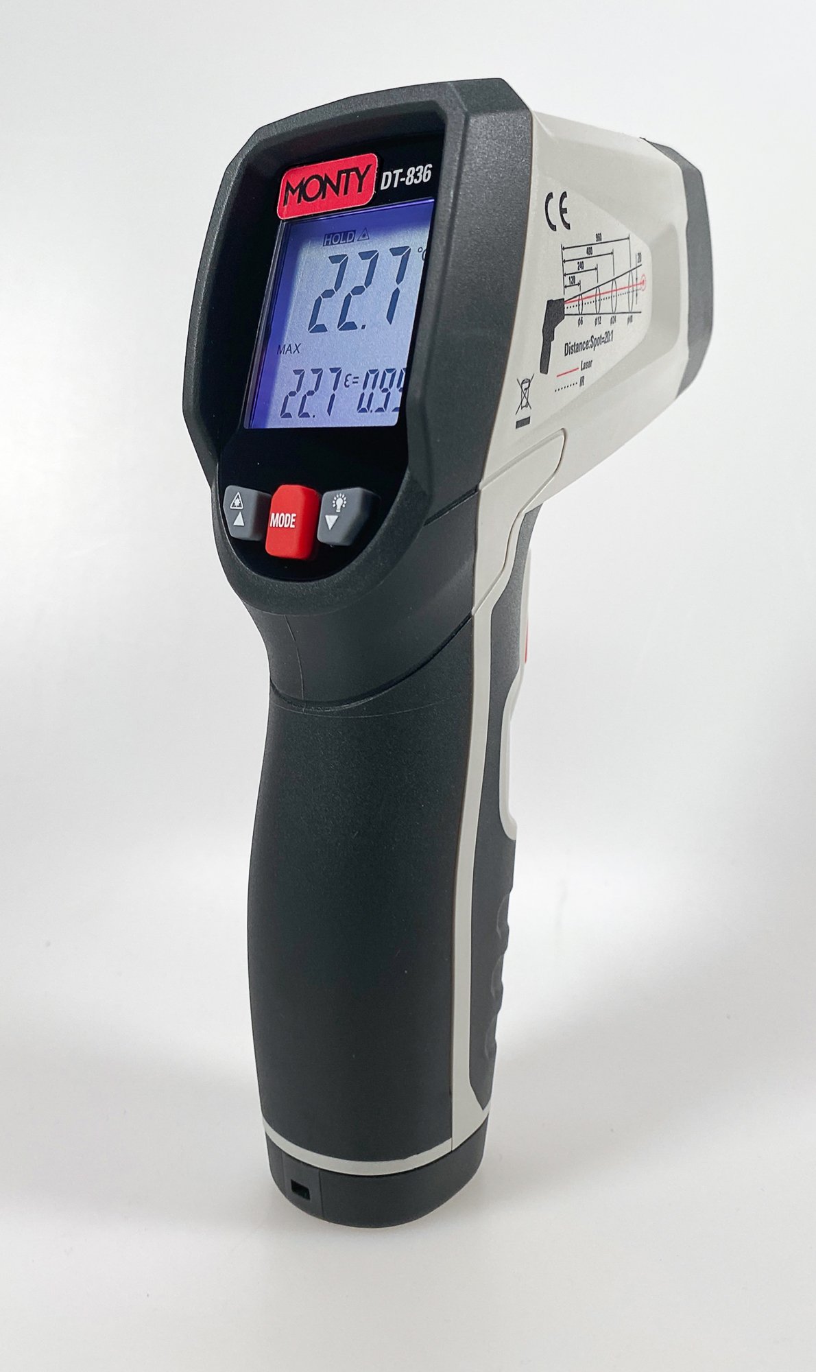 Infrarot-Thermometer RINGLASER mit Tasche