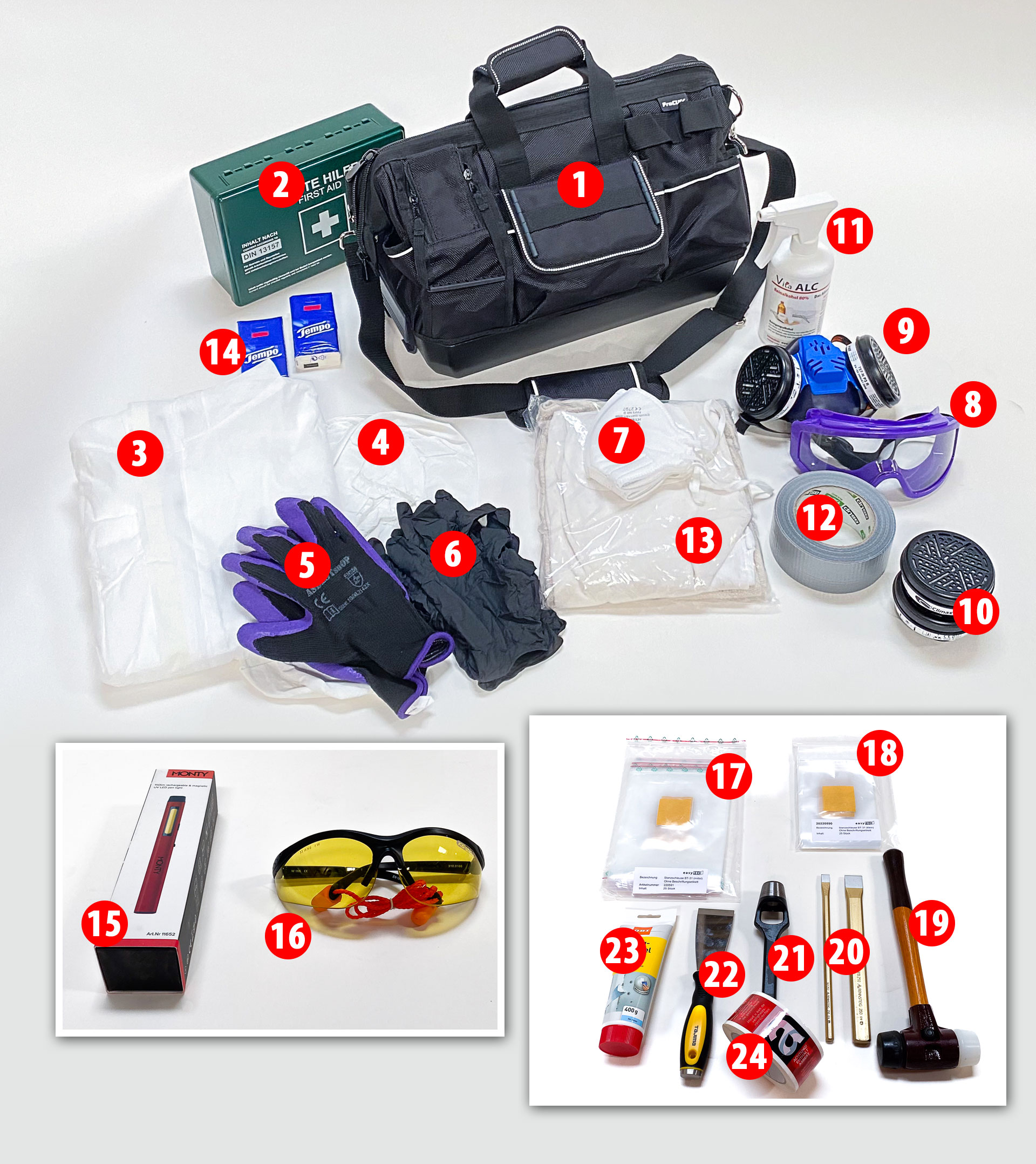 PSA-Tasche (PSA-3 BAU + TR + AS)
