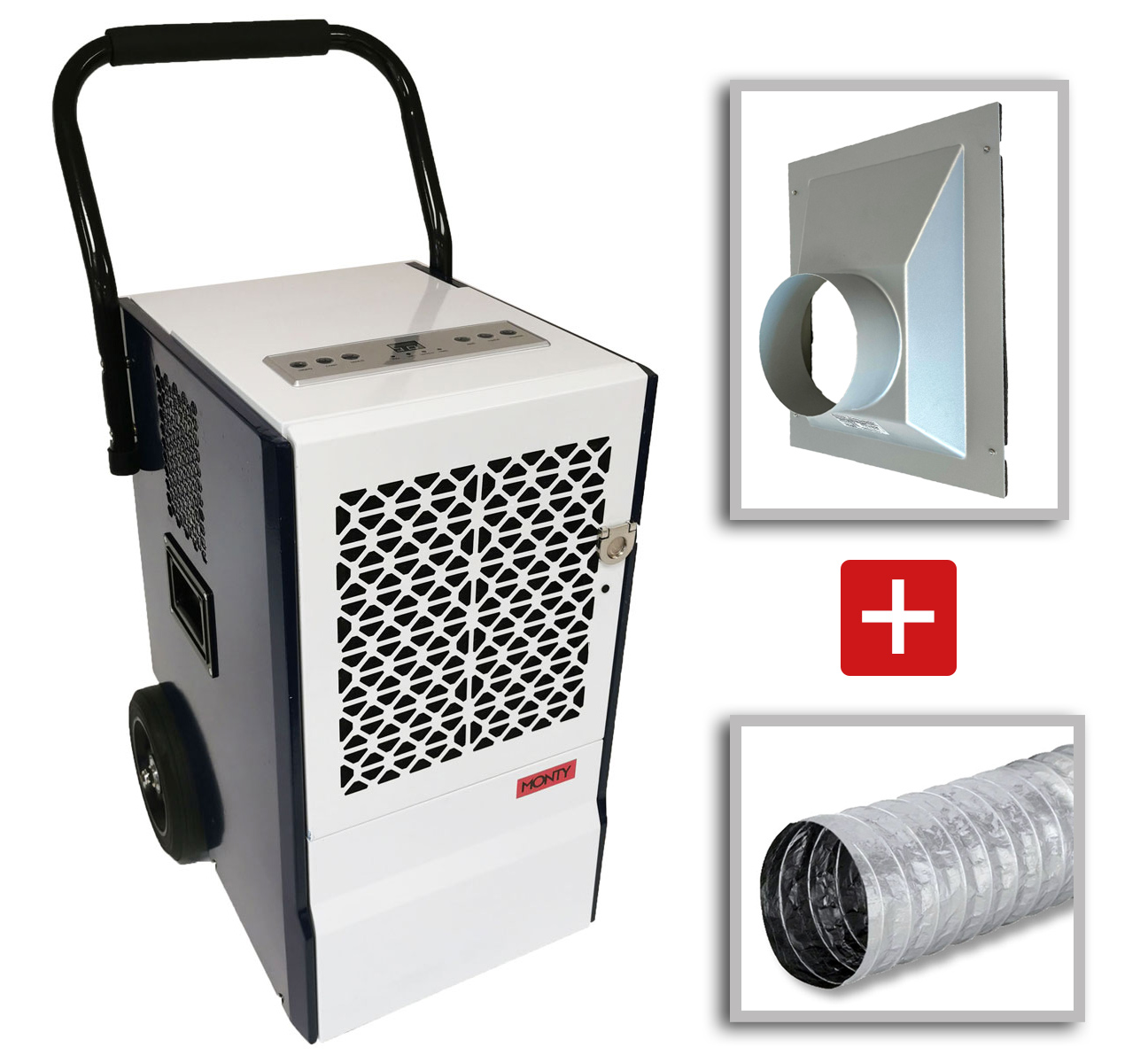 GOBI 50 ECO Bautrockner Kondensationstrockner mit Schalldämmhauben-SET