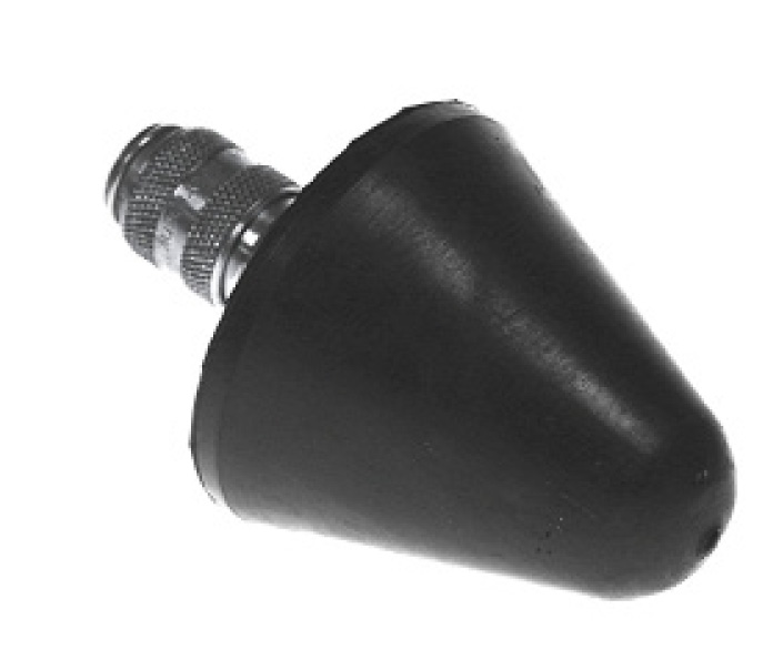 Gummiadapter 50 mm, konisch - mit Kupplung NW5 