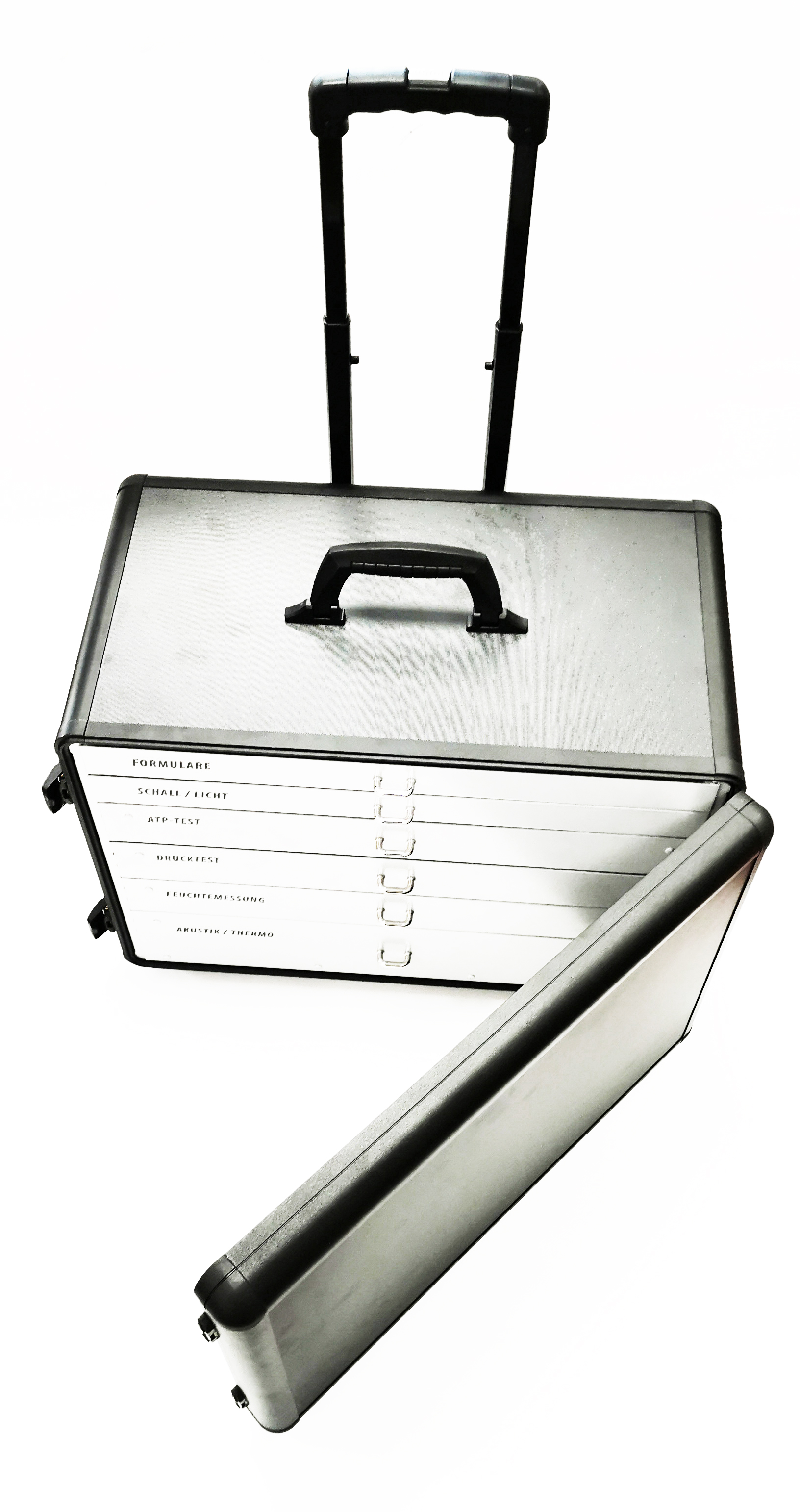 TECHNO BOX Komplettkoffer Version A mit Trolley 6x60mm Einschub
