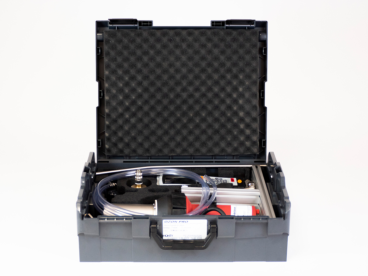 OZON-PRO Handling mit Ozonmessgerät 