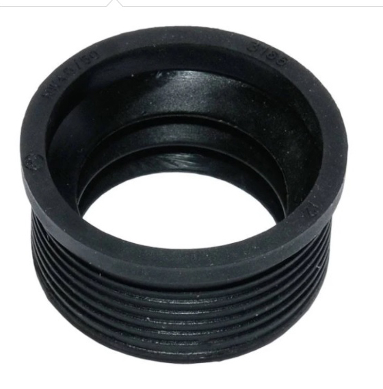 Kernloch-Vakuumgummi für Bohrung 50mm  passend für Schlauch 32-38 mm