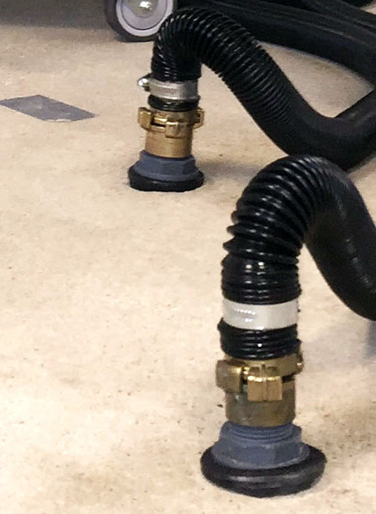 CT - Abluft- und Kernlochadapter für 50mm Bohrung 