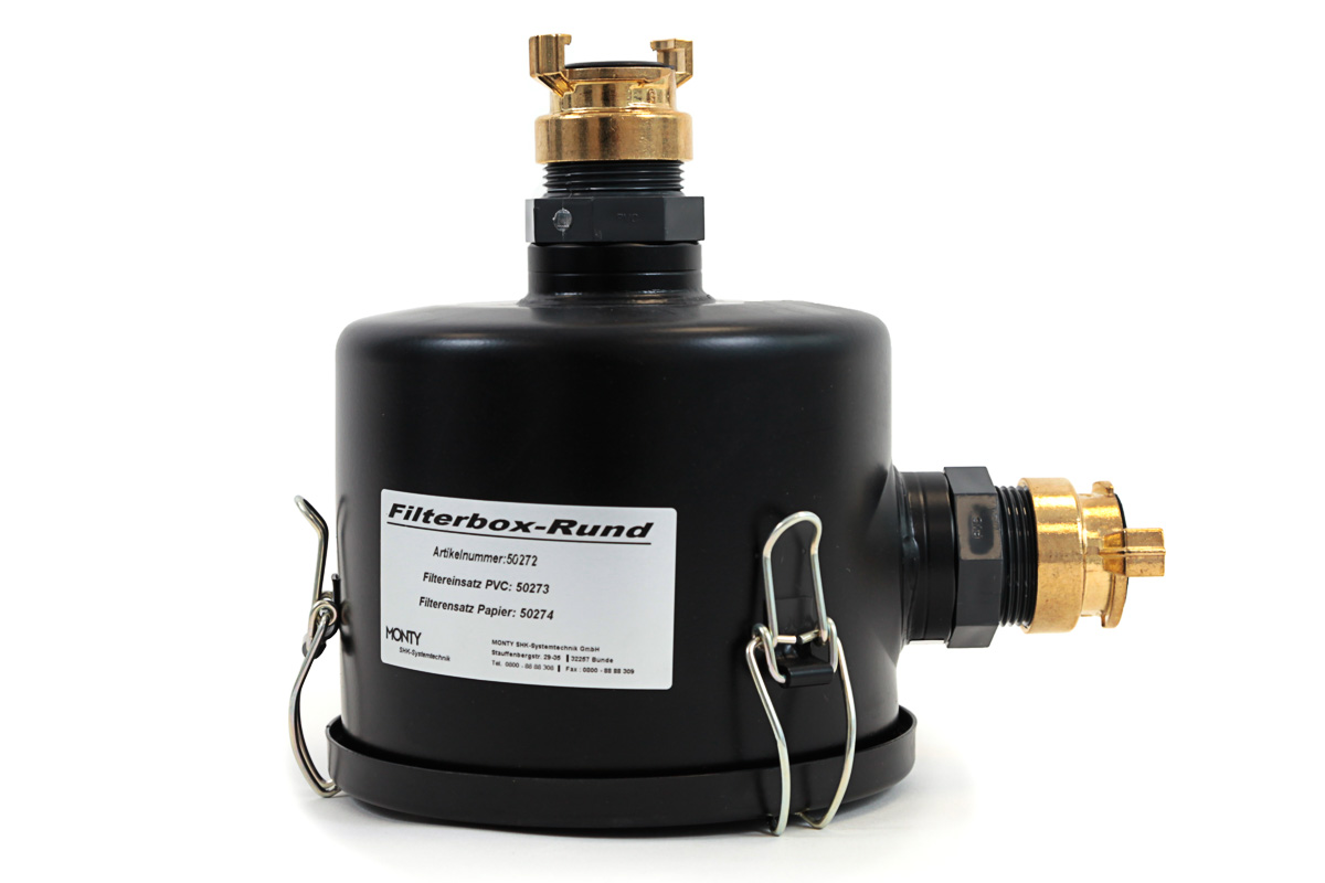 Mini-Rundfilter mit Filtereinsatz G4 