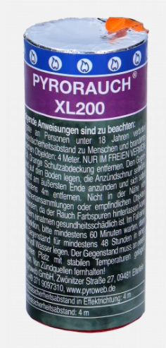 PYRO-NEBLER Rauchbomben Rot 