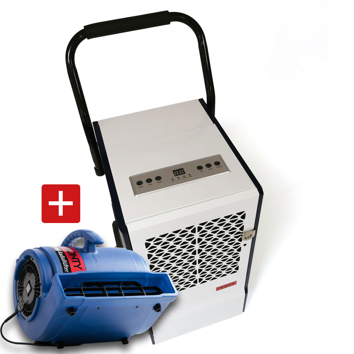 GOBI 50 ECO Bautrockner Kondensationstrockner (+ 1 Lüfter)