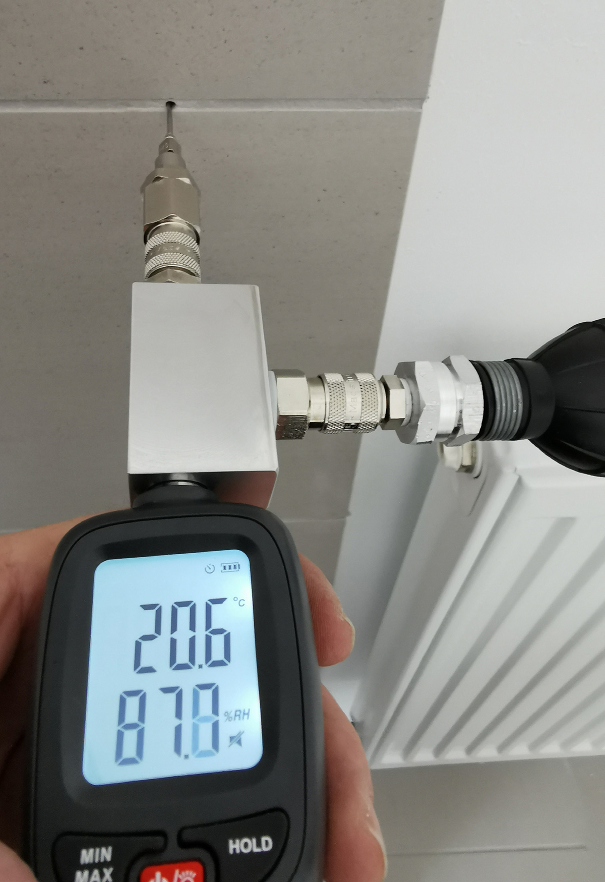 AIR-INDY + AW-PUMPSET Präzisions-Messgerät mit AW-Pumpset