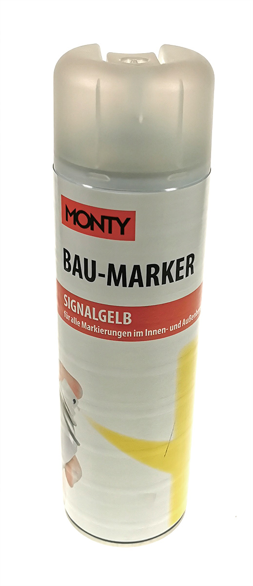 MONTY BAU-MARKER GELB Aerosoldose 500 ml 